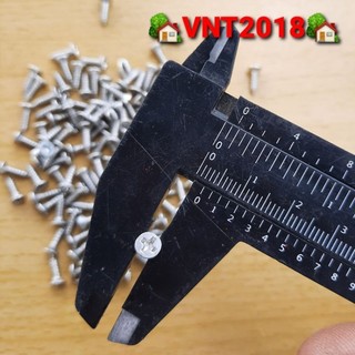 4 Vít inox304  3ly đầu côn