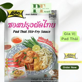 Gia vị Pad Thái 120gr hiệu Lobo Thái (hủ tíu xào/mì xào Thái). Padthai Stir-fry Sauce