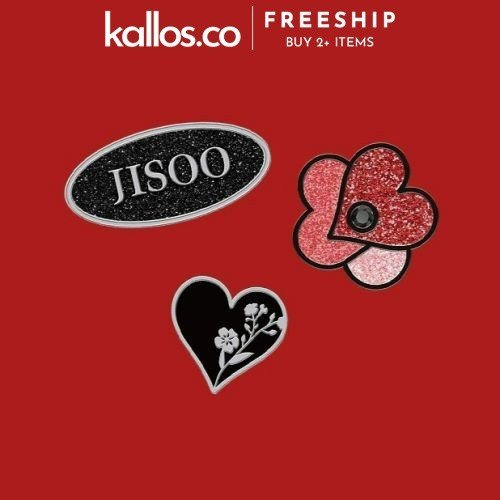 Bộ Jisoo Me Flower Photo Card Folder, Bookmark, Necklace, Bracelet, Pin Badge, Beanie,TShirt Kpop Merch - Kallos Vietnam