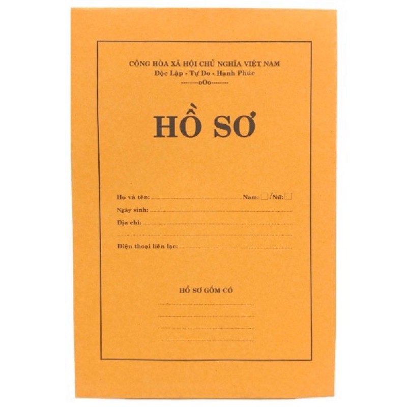 Bộ hồ sơ xin việc làm