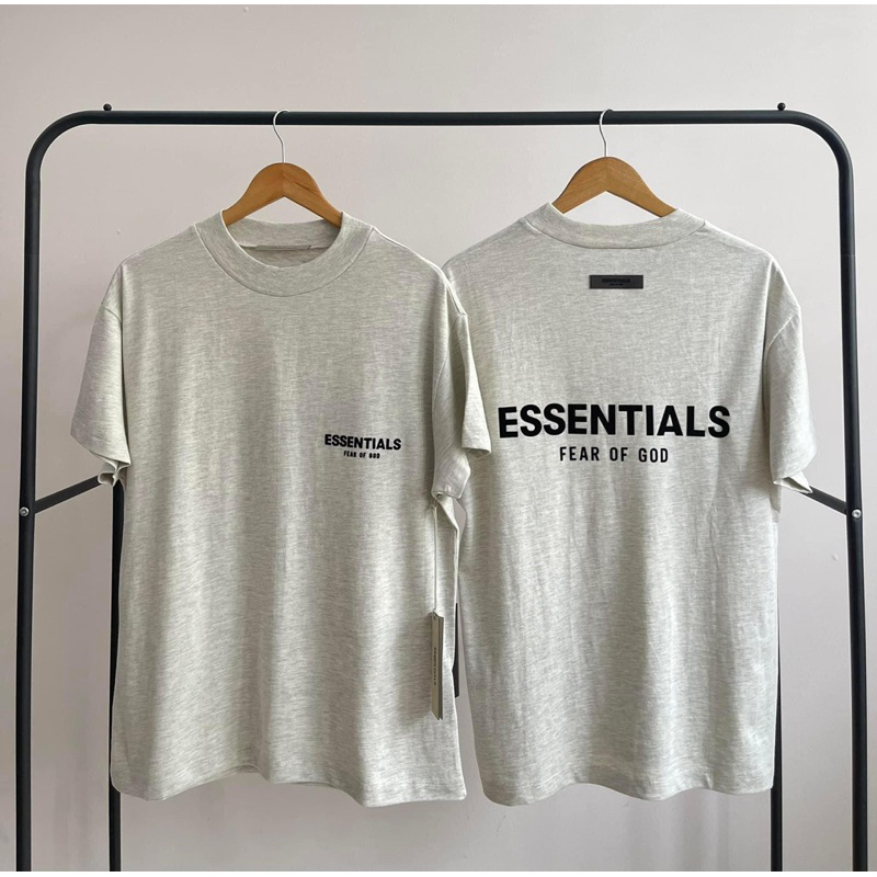 ÁO PHÔNG ESSENTIALS FOG LIGHT OATMEAL SS22 AUTHENTIC 100%