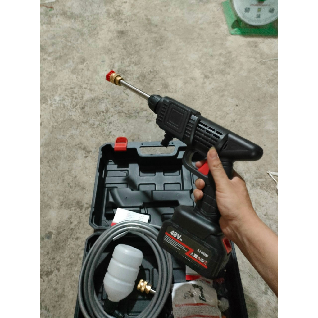 Pin máy khoan, máy siết bulong, rửa xe 48V Lithium-ion chân phổ thông