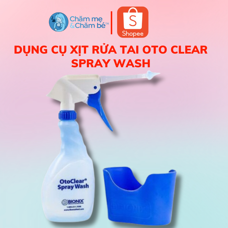 Dụng cụ xịt rửa tai SprayWash - Chính hãng BIONIX, MỸ - Dạng súng xịt