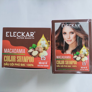 Dầu gội ủ đen , nâu eleckar 25ml - hàng chính hãng
