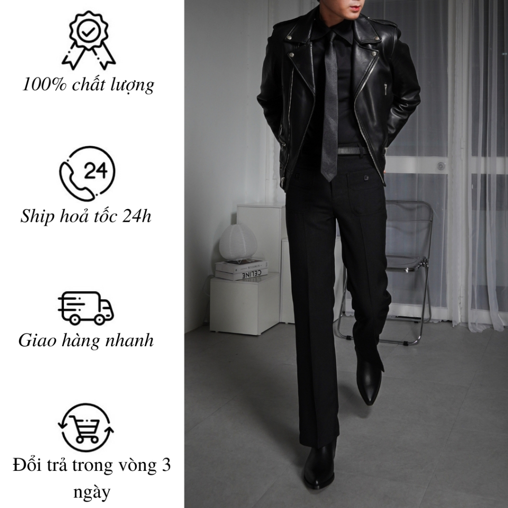 QUẦN ỐNG LOE TÚI VUÔNG
