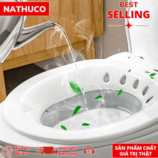 Chậu xông cho phụ nữ xông vùng kín sau sinh, dụng cụ xông ngâm phụ khoa