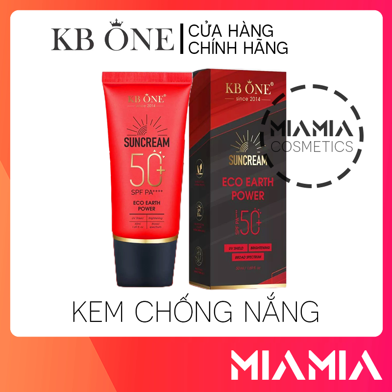 Kem Chống Nắng KB One Mẫu Mới Chính Hãng - Chống Nắng Nâng Tone Da 50ml