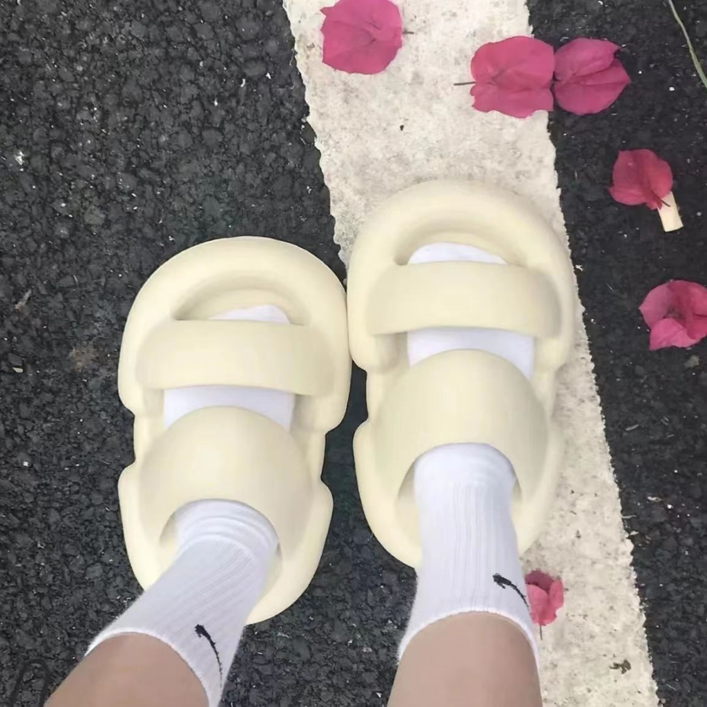 Dép bánh mì dép lê cho người mập dép lê đôi đi biển đế mềm đế dày mùa hè cho nữ