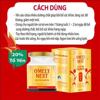 Nước yến sào Omely Nest nhân sâm 70ml 1 lọ
