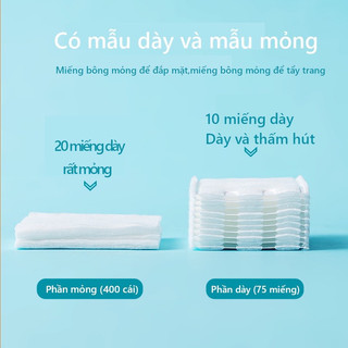 BÔNG TẨY TRANG MINISO 475 MIẾNG