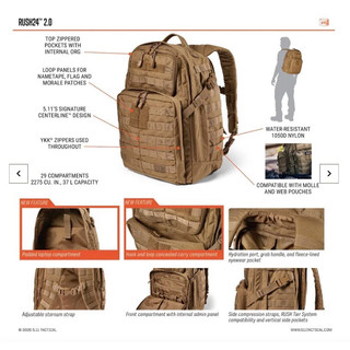 Ba lô RUSH24™ 2.0 BACKPACK 37L.