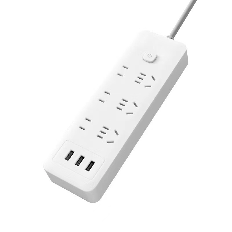 Dải nguồn 220V, dây đồng dày, sạc USB, 2500W