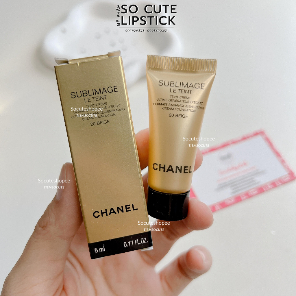 Kem Nền Chà Neo Sublimage L' essence De Teint Serum Foundation/Le Teint Cream Foundation 5ml