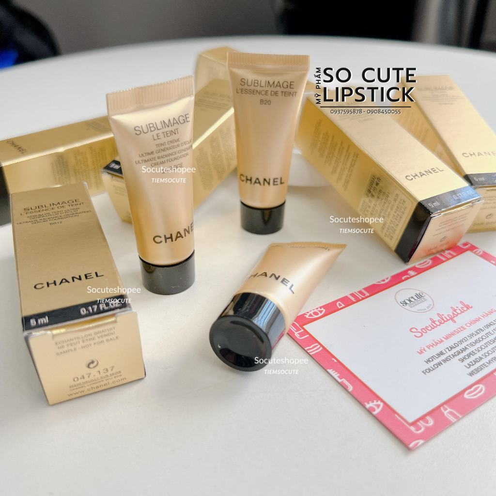 Kem Nền Chà Neo Sublimage L' essence De Teint Serum Foundation/Le Teint Cream Foundation 5ml