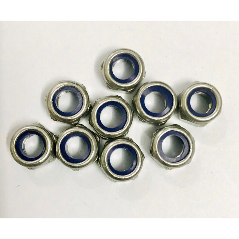 Đai ốc, Tán keo  INOX 304 - M4, M5, M6, M8, M10