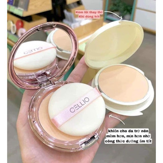 Phấn nén Cellio Hàn Quốc tặng 1 lõi phấn