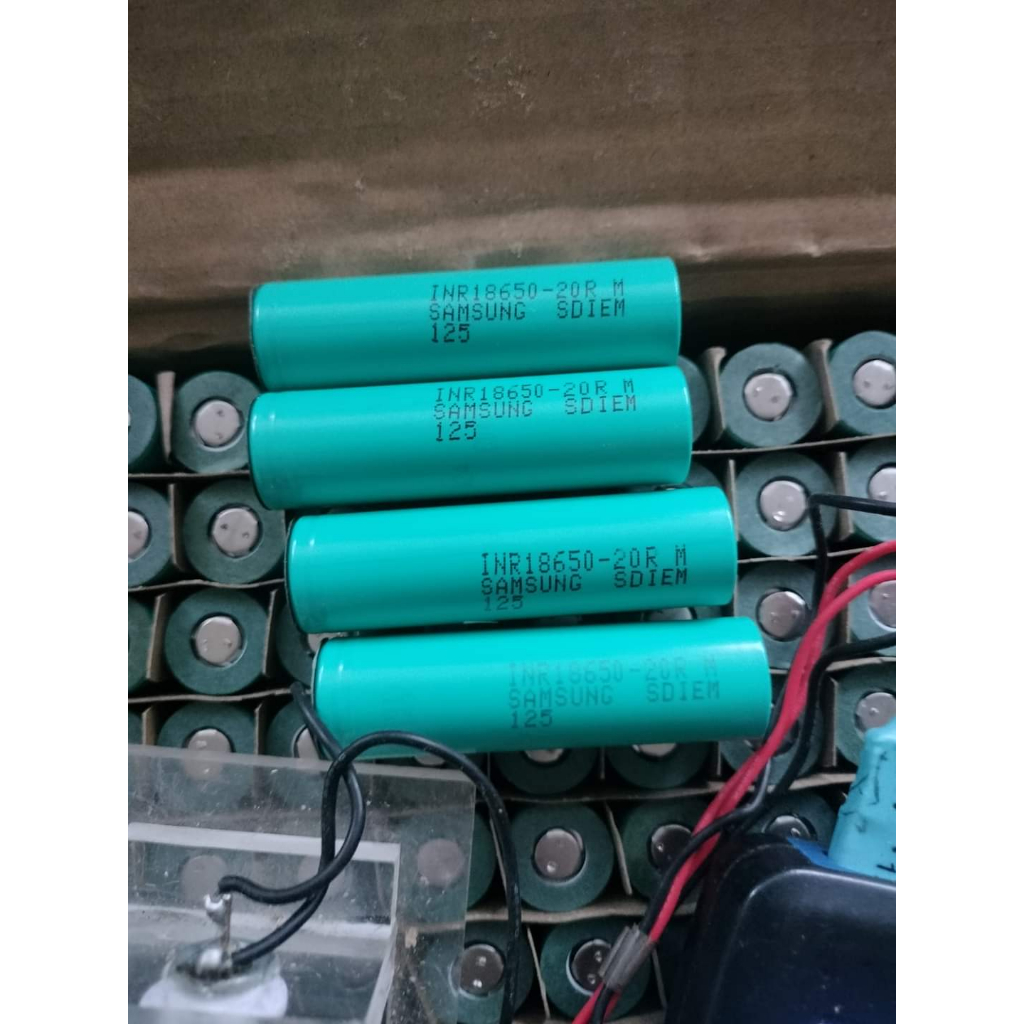Cell Pin 18650 SAMSUNG INR 20R 2000mAh - Dòng Xả 22A ,  tháo khối hàng New 90%