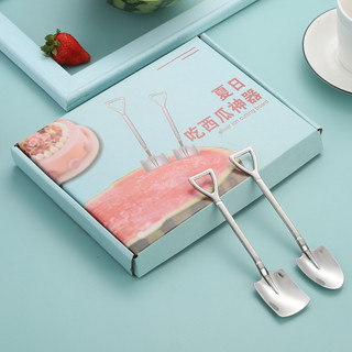 Hộp 6 muỗng inox hình xẻng mẫu mới