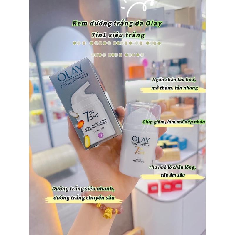 Kem Dưỡng Olay Total Effects 7 in 1 Anti Ageing Moisturiser 50ml