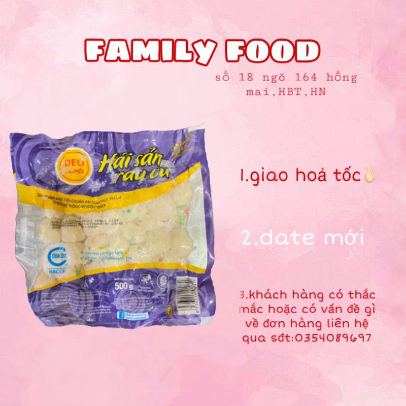 Viên Hải sản rau củ