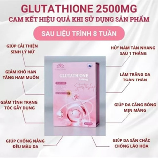 Viên uống trắng da hủy nám Glutathione 2500mg viên ngậm trắng da chống