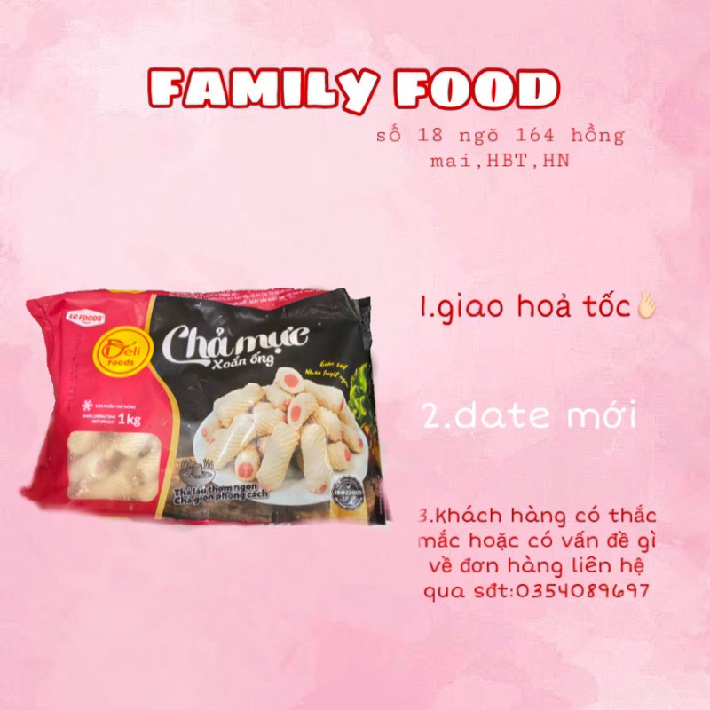 CHẢ MỰC XOẮN-1KG