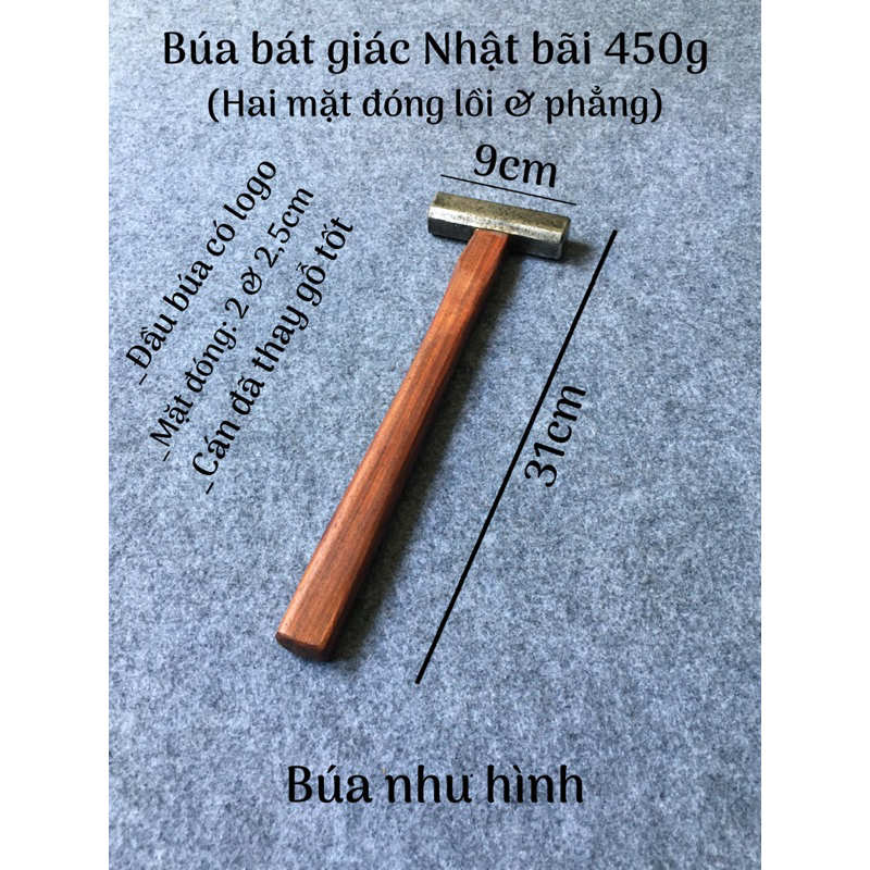 Búa Nhật bãi bát giác 450g