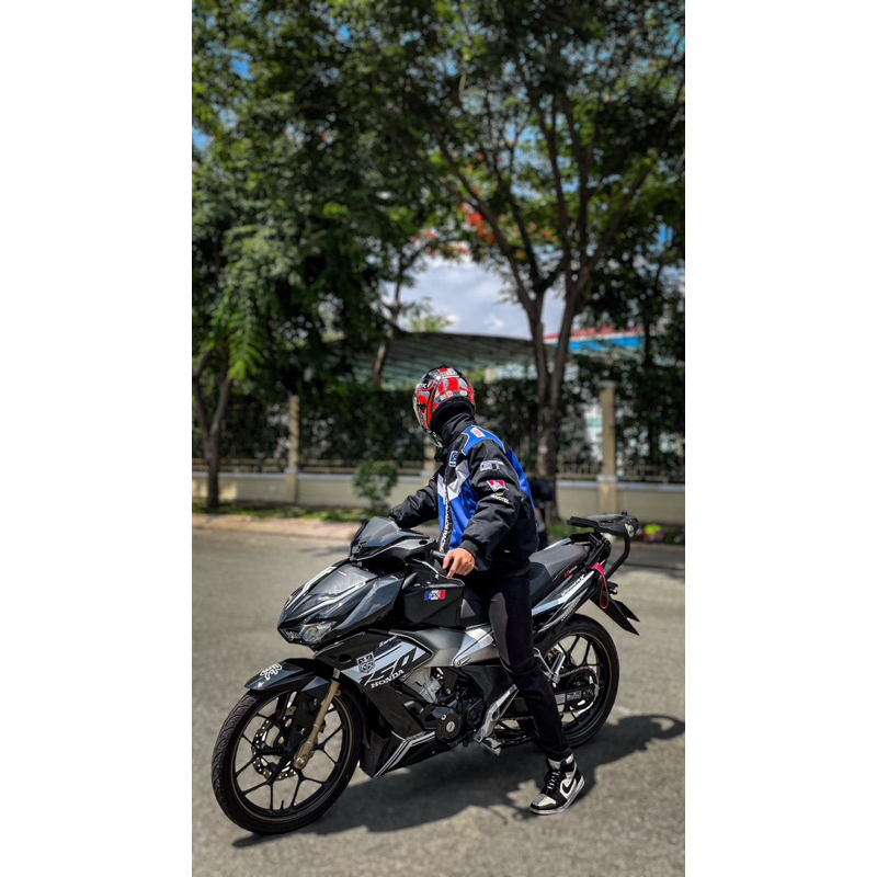 For racing jacket logo thiêu hàng có sẵng