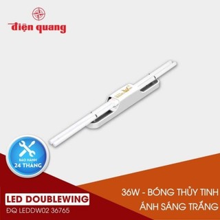 Bộ đèn led thủy tinh doublewing 36w điện quang