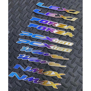 Tem titan dán xe titanium emblem xmax nmax pcx vario click