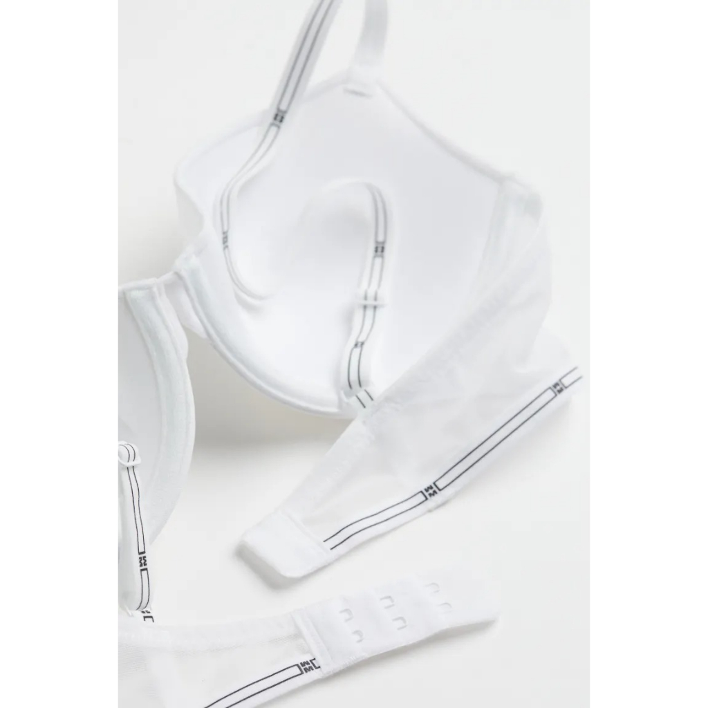 Áo lót bra không gọng có gọng trắng HM H&M_hàng chính hãng authentic