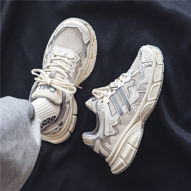 Mẫu giày nam nữ Daddy Paris C03 - Kem dòng thể thao nam phong cách Hàn Quốc