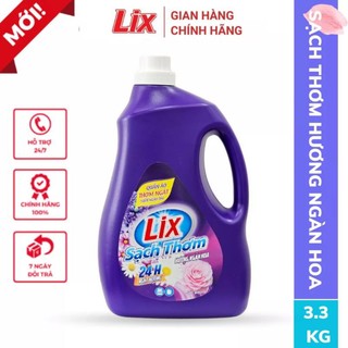 Nước giặt quần áo lix sạch thơm hương ngàn hoa