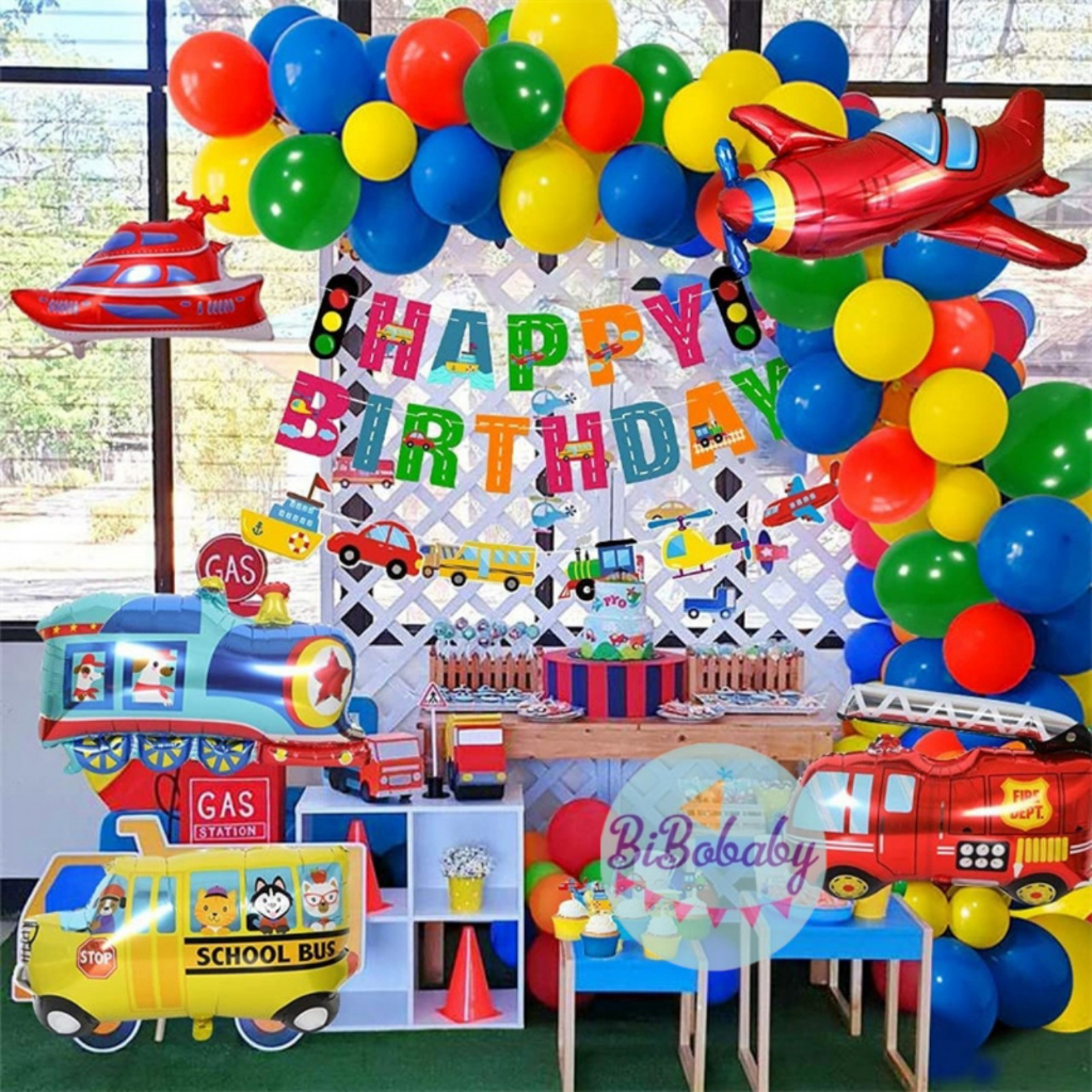 Sét sinh nhật các loại xe cho bé trai - BiBo baby