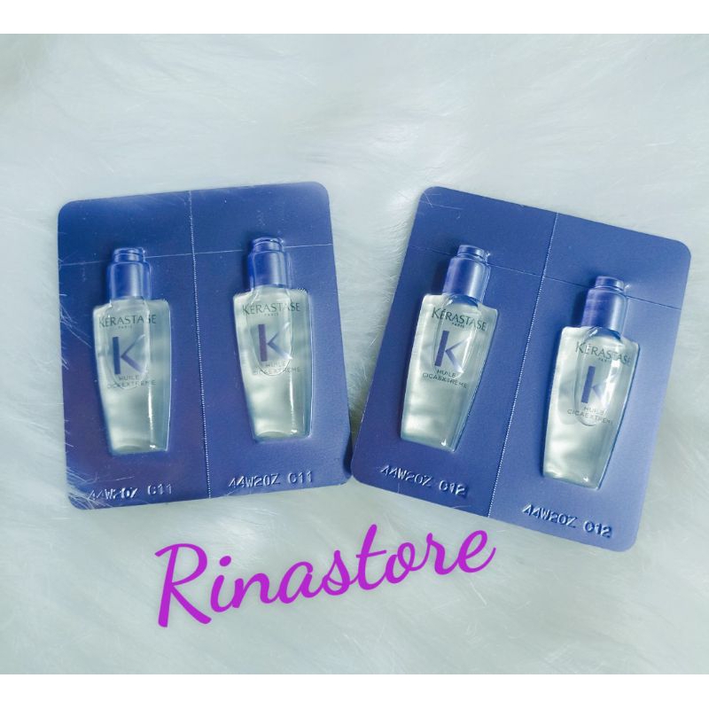 Sample mẫu thử Tinh dầu dưỡng tóc phục hồi cho tóc nhuộm, tẩy Kestae Blond Absolu Huile Cicaextreme Hair Oil