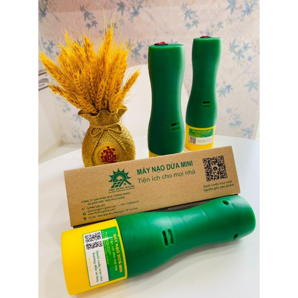 Máy nạo dừa mini dùng pin sạc