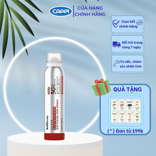 Xịt chống nắng Super Glutathion Brightening Sun Spray SPF 50+ Wellderma - 180ml