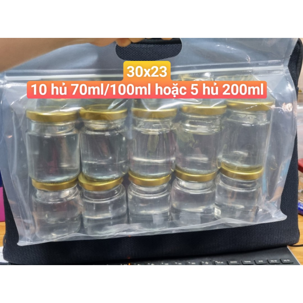 100 GRAM TÚI ZIP TRONG SUỐT