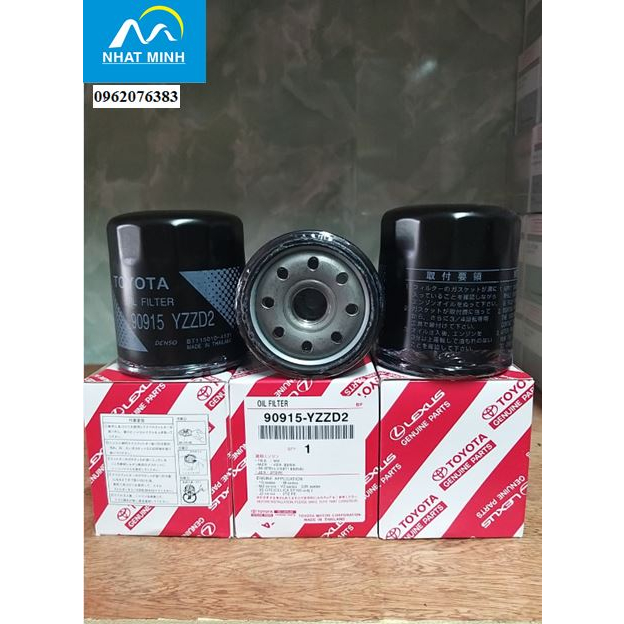 [Sỉ-Lẻ] Lọc nhớt (lọc dầu) động cơ Hiace, GS300, SC300, Innova, Vigo, Lancruiser, Sienna (OEM) Mã:90