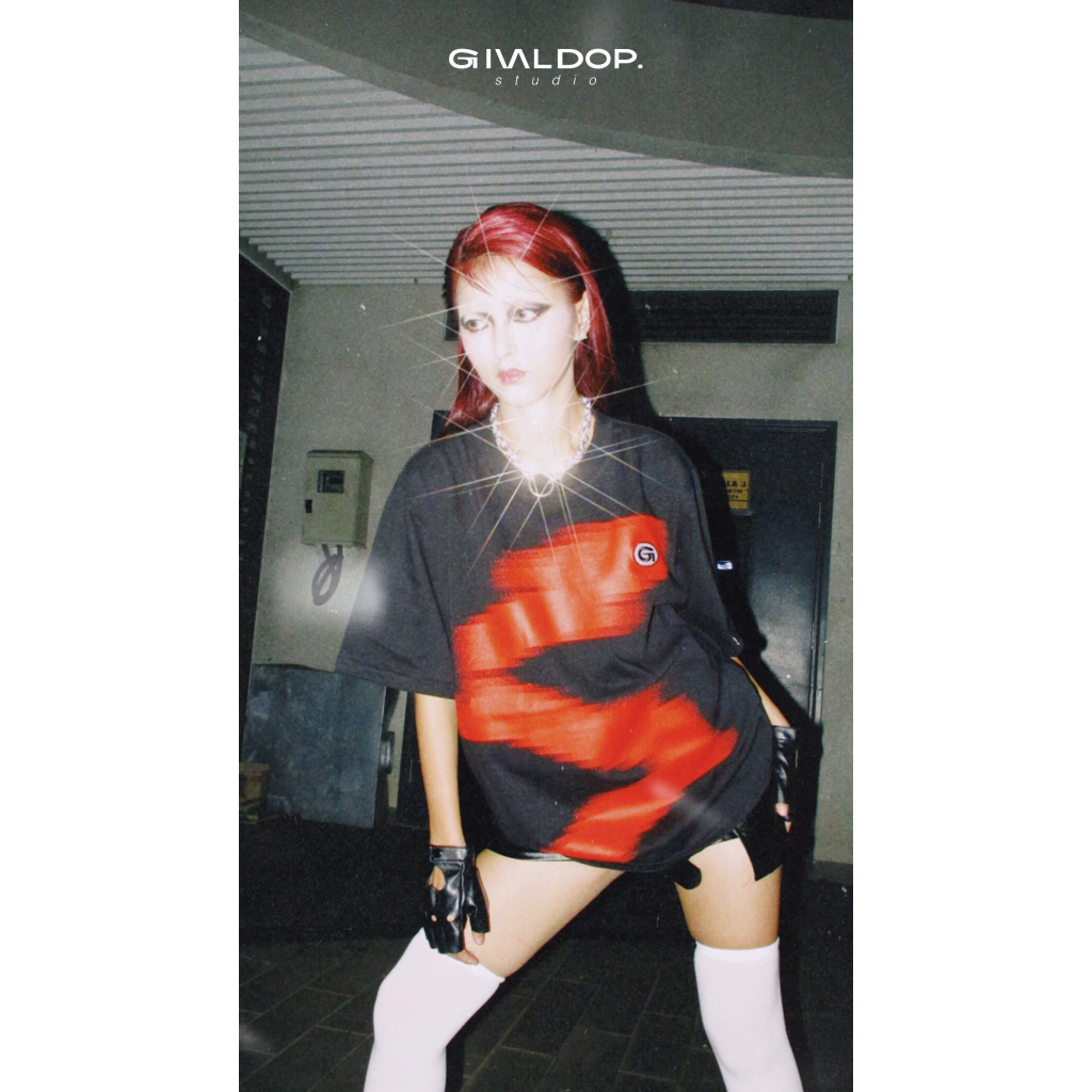 Áo thun Givaldop Z Flame Tee - Black Local Brand Unisex