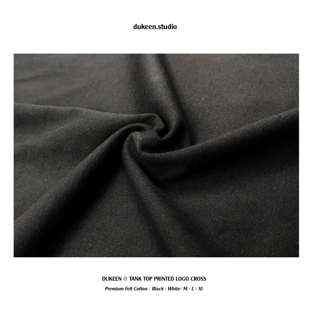 Áo Ba Lỗ Tanktop Local Brand DUKEEN Cotton In Lưới Form Rộng Nam Nữ Unisex