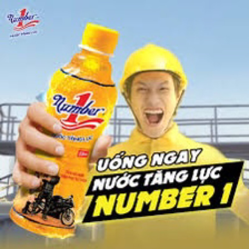 Thùng 24 chai nước tăng lực Number 1