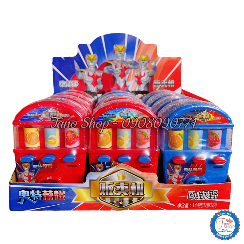 Một cái máy bán nước tự động kèm kẹo cho bé - Hongkong | Ăn vặt ngon rẻ cho bé