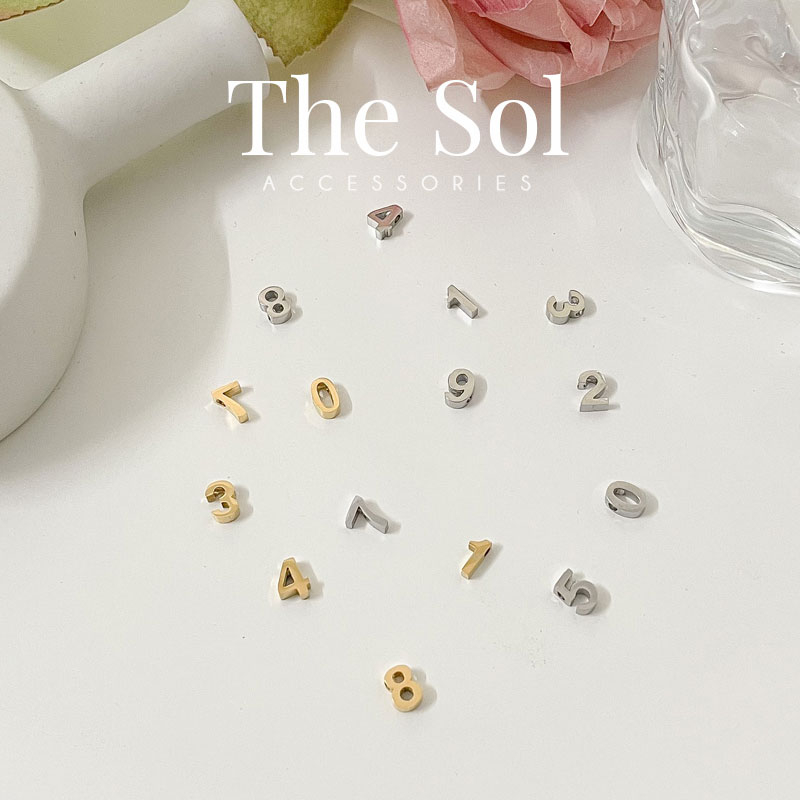 Dây Chuyền/ Vòng Cổ Thép Titan Mặt Số Theo Yêu Cầu thesol.accessories