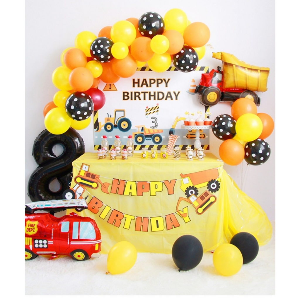 Sét sinh nhật các loại xe cho bé trai - BiBo baby