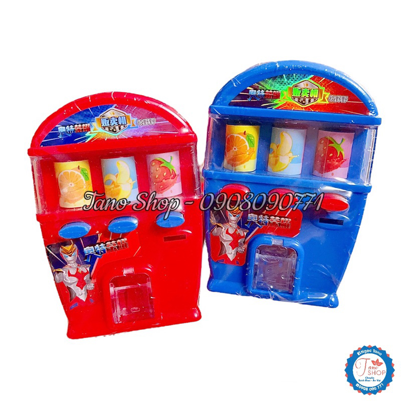 Một cái máy bán nước tự động kèm kẹo cho bé - Hongkong | Ăn vặt ngon rẻ cho bé