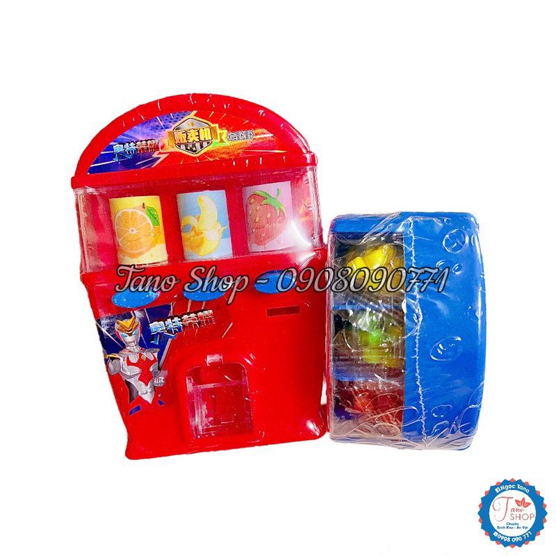 Một cái máy bán nước tự động kèm kẹo cho bé - Hongkong | Ăn vặt ngon rẻ cho bé