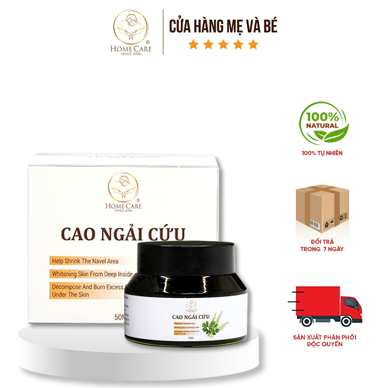 Cao ngải cứu Home Care giảm nhăn làm săn gọn bụng sau sinh - hũ 50g dạng cao