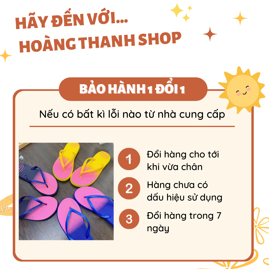 Dép Tông Đi Biển Nhiều Màu Sắc Đế Siêu Nhẹ EMgiay DE