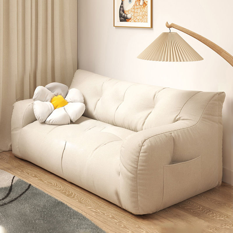 Ghế Sofa mềm bông vải kết thúc hạt điền thoải mái và nhẹ phòng khách phòng ngủ phù hợp